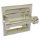 Allied Brass 2024-C Continental Collection Recessed Tissue Toilet Paper Holder, Polished Nickel