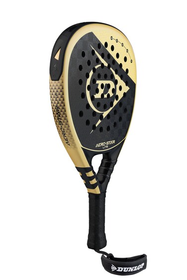 Dunlop Sports AEROSTAR LITE Padel Racket, Black/Gold