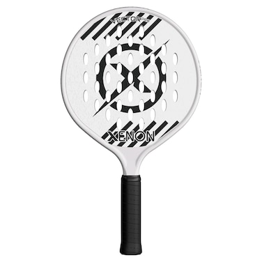 Vector Pro Spin Max Version 2 Platform Tennis Paddle by Xenon Paddle, Oversize Head, Even Balance Point, Medium Firmness Foam Core, Power and Control, 4.25&acirc;&euro; Grip, White