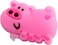 BWESOO Pink Cute Piggy Cartoon Racket Vibration Tennis Accessories Tennis Staff Shock Absorber Anti-Shock Cartoon Silicon Lovely Tennis Racquet Tennis Vibration Dampeners