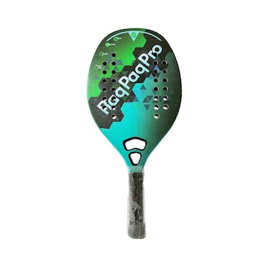 RaqPaqPro Beach Tennis Racket, Tennis Paddle Racquet Carbon Frame and Fiberglass Surface with EVA Soft Includes Carrying Bag.