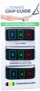 The Tennis Grip Guide by Tennisbuilder   Designed for Adults and Kids Tennis Racket   from Advanced to Beginner Tennis Players (Large, 3 Pack)