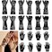 20 Sheets Large Henna Tattoo Stencils, Temporary Tattoo Templates for Hand Forearm Indian Arabian Glitter Airbrush Tattoo Stickers for Girls Woman
