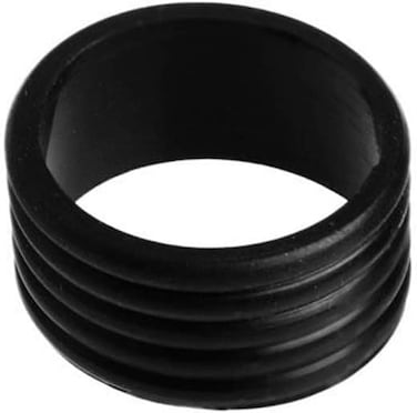 JJLFresheners 5Pcs Racket Handle Rubber Ring Stretchy Tennis Racquet Band Overgrips Black