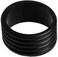 JJLFresheners 5Pcs Racket Handle Rubber Ring Stretchy Tennis Racquet Band Overgrips Black