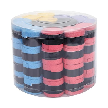 OUKENS Tennis Badminton Racket Overgrips, 60 Pieces Anti-Slip and Super Absorbent Sweat Tennis Racket Grip Tape Sweatbands Tape Sports Equipment