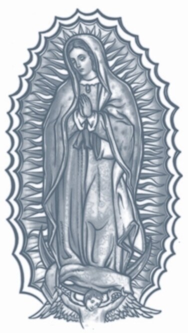 Tinsley Transfers Our Lady Prison Temporary Tattoo