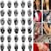 30 Sheets Henna Tattoo Kit Stencil, Glitter Temporary Tattoo Templates Set, Indian Henna Tattoo Sticker Kit For Body Art Painting (2)