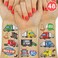 xo, Fetti Truck Car Party Temporary Tattoos - 48 Silver Foil Styles   Truck Birthday Party Supplies, Boys Pick Up Truck Party Favors, Car Temp Tats, Arts and Crafts