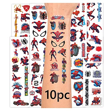 GODSON Fake Tattoos 10sheets Temporary Tattoos Kit for Kids Boys Adults Birthday Party Supplies in Toys and Games