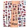 GODSON Fake Tattoos 10sheets Temporary Tattoos Kit for Kids Boys Adults Birthday Party Supplies in Toys and Games