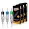 Tattoo Cartridge Needles - TONBAO 100PCS #10 3RL 5RL 7RL 9RL #12 5RS 7RS 9RS 5M1 7M1 9M1 Mixed Size Tattoo Cartridge Needles Professional Disposable Tattoo Needles for Tattoo Supply