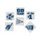 Fun Express Blue Go Team We are Number 1 Tattoos (Set of 72) School Spirit Supplies