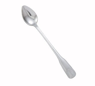 Winco 12-Piece Toulouse Iced Teaspoon Set, 18-0 Extra Heavy Weight Stainless Steel,Silver