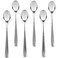Hudson Essentials Hammered Iced Tea Spoons, 18/10 Stainless Steel Long Handle Spoons for Stirring Cocktails, Tea, Coffee, Set of 6 - Bergamo