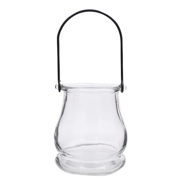 4 Hanging Glass Tealight Holder Plant Terrariums Glass Air Plants Tea Light Votive Candle Holders Home Garden Decor Table Setting Oranments, Clear