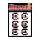 Wincraft NCAA South Carolina Fighting Gamecocks Face Tattoos, Team Colors, One Size