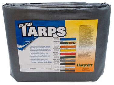 Heavy Duty Silver Tarp 6 OZ., 6'x10'