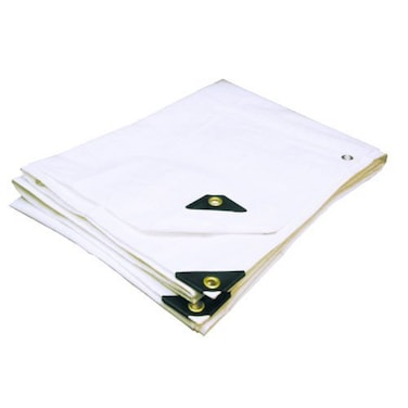 14'X30' EXTRA Heavy Duty White Tarp