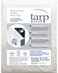 Kotap 24 x 30 Ft. Heavy-Duty Protection/Coverage Tarp, Superior Weave for Greater Longevity 8-mil, Multi-Use, Waterproof, White, 1-Pack (TRW-2430)