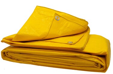15 Ft. X 15 Ft. High Visibility Yellow Tarp - 3.3 Oz.