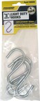 PROGRIP 710040 Replacement S Hooks for Adjustable and Standard Natural Rubber Tarp Straps (Pack of 4)