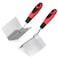 SUMED Drywall Corner Tool 2 PC,SUMED 4-1/2'' Inside &amp; Outside Stainless Steel Corner Trowel with Soft Grip Handle for Concrete Plastering Bricklaying Corner Finishing Work