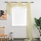 TOAVA DECO Beige Sheer Window Scarf Valance for Windows Beige Sheer Scarf Curtains 216 Inches Long for Living Room Bedroom Curtain Drapes Wedding Party Canopy Bed 52&Atilde;&mdash;216
