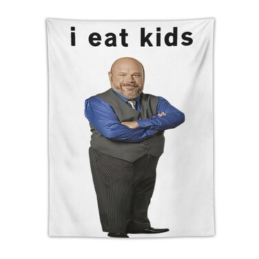 BionZax Bertram I Eat Kids Vertical Wall Tapestry for Bedroom, College Dorm Or Living Room 30"x40", Funny Meme Tapestries Hanging for Home Decor Gifts