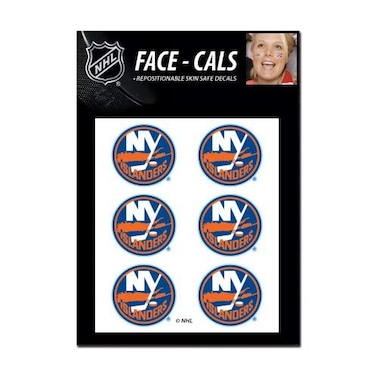 Wincraft NHL New York Islanders Face Tattoos, Team Colors, One Size
