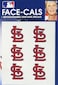 Wincraft MLB St. Louis Cardinals Face Tattoos, Team Colors, One Size