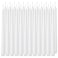 Tuyai 24 Pack Tall White Taper Candles, 10 inch (H) Dripless, Unscented Dinner Candle, Smokeless Taper Candles, Paraffin Wax with Cotton Wicks, 8 Hours Burn Time