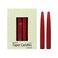 6 Inch Red Taper Candles