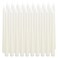 qinxiang 30 Pack Ivory Taper Candles, 10 inch (H) Dripless, Unscented Dinner Candle, Smokeless Taper Candles, Paraffin Wax with Cotton Wicks, Approxinately 7-8Hours Burn Time