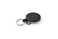 KEY-BAK Industrial Retractable Reel with 48" Kevlar Cord, Steel Bracket Back, Black Front, Split Ring