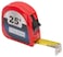 Edward Tools Power Lock Retractable 25 Foot Tape Measure with Fractions - Hi-Viz Tape for Easy Read - Power Lock Button to lock in measurement - Quick Retract Release - Steel Belt Clip