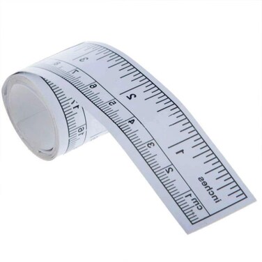36&quot; Self-Adhesive Measuring Tape, Double Scale Stick on Workbench Ruler, Peel and Sticky Tape Measure for Work Bench, Saw Table, Drafting Table Measuring and Layout Tools