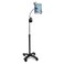 Gooseneck Floor Stand &acirc;&euro;&ldquo; CTA&acirc;&euro;&trade;s Compact, Adjustable Gooseneck with Swivel Casters for iPad 7th/ 8th/ 9th Gen 10.2&acirc;&euro;, iPad Air 4, 12.9&acirc;&euro;, Surface Pro, Zebra &amp; Other 7-13&acirc;&euro; Tablets (PAD-CGS)