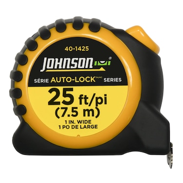 Johnson Level &amp; Tool 40-1425 25' x 1" Auto-Lock&acirc;&bdquo;&cent; Inch/Metric Power Tape