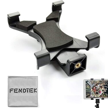 FendTek Universal Tablet Tripod Mount for iPad, iPad Air, Air 2,iPad Mini,Samsung Galaxy Tab, and Many More Tablets. Plus Microfiber Cleaning Cloth