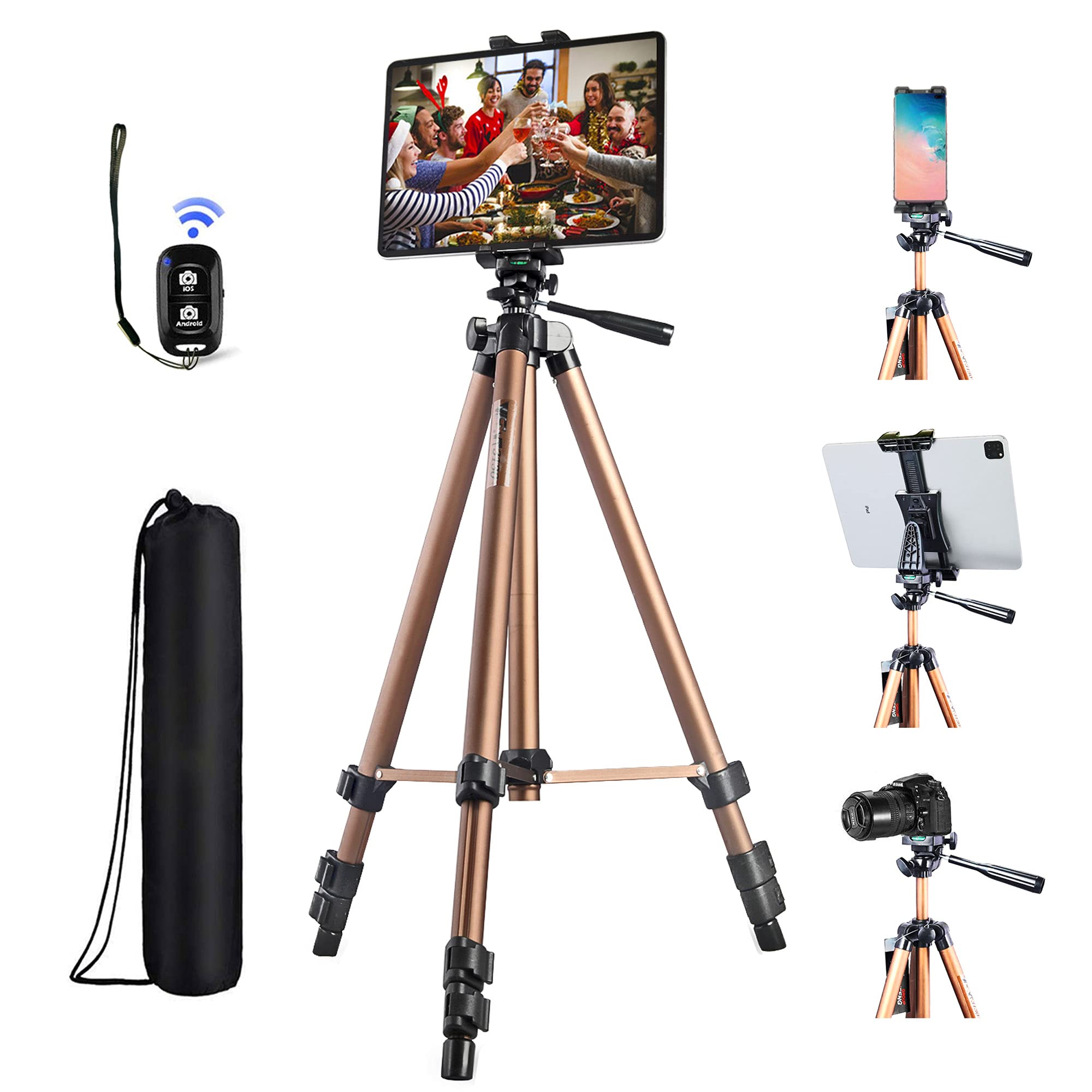 peastrex Peastrex iPad Tripod Stand Tablet Phone Mount Holder 13.5 inch