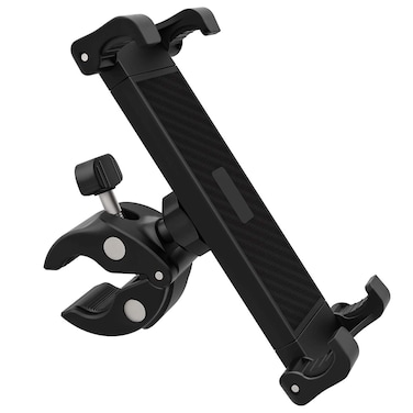 DHYSTAR Tablet Holder Mount for Exercise Spin Bike,Treadmill,Microphone Mic Stand,Stationary Bicycle Handlebar,Elliptical,Boat,Golf Cart,Stroller,Adjustable Clamp Fits Tablets/Smart Phones,Stable
