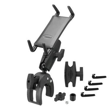 ARKON Mounts SM6RMCPM Robust Clamp Phone or Midsize Tablet Mount with Security Knob