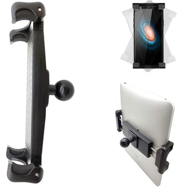 Lycan Series Tablet Smartphone holder with 1" rubber coating ball for iPad Pro Air Mini iPhone 13 12 Pro MAX Galaxy Tab S21 S22 oneplus (Compatible with Ram, Arkon Robust &amp; 1 inch socket system)