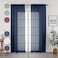 OWENIE Navy Blue Sheer Curtains 96 Inches Long 2 Panels Set, Elegant Sheer Curtains for Bedroom, Window Voile Sheer Curtain Panels/Drapes/Treatment for Living Room, 2Pcs, Each 42" W x 96" L