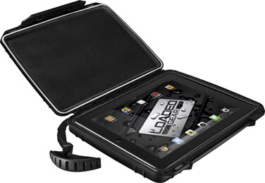 Loaded Gear Tablet Hard Case, Small, Black by BARSKA