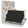 ASUS Zenpad Z10 ZT500KL Case,LiuShan 360 Degree Rotation Stand PU Leather with Cute Pattern Cover for 9.7" ASUS Zenpad Z10 ZT500KL Tablet,Map White