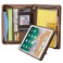 iPad Pro 9.7 Folio Case, Organizer Portfolio Case with Removable Tablet Holder for 9.7 inch iPad Pro,Brown