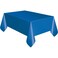 Royal Blue Solid Rectangular Plastic Table Cover (54" x 108") 1 Count - Elegant Design &amp; Premium Quality, Ideal For Parties, Events &amp; Everyday Use