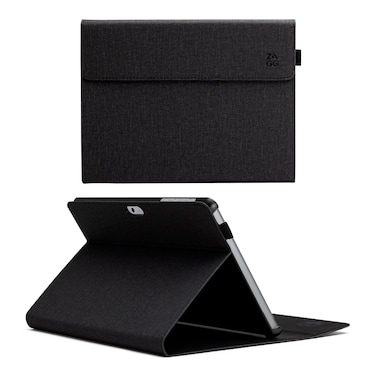 ZAGG Folio Case for Microsoft Surface Go 4/3 - Lightweight, Stylish Protection, Stand &amp; Stylus Holder, 3.2ft Drop Tested, Black